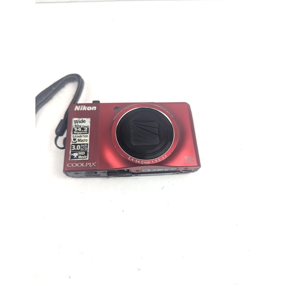 Nikon COOLPIX S8000‎ 14.2MP Digital Camera  Red READ